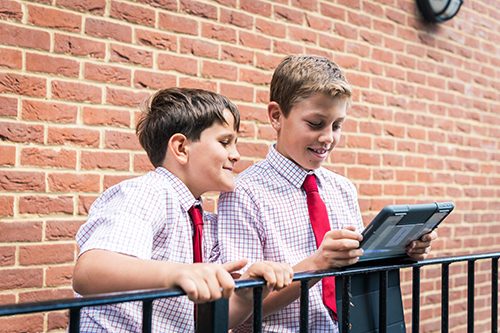 Image representing the Virtual Moulsford curriculum, featuring students participating in virtual learning and educational activities.