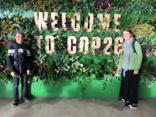 Alfie at COP26 Alfie at COP26