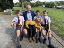 Visit from Roger Uttley