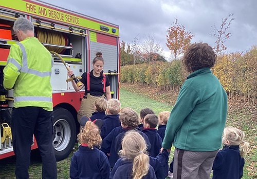 Fire Engine Visit