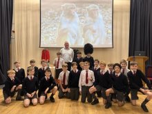 Visit from Major Bernie Broad