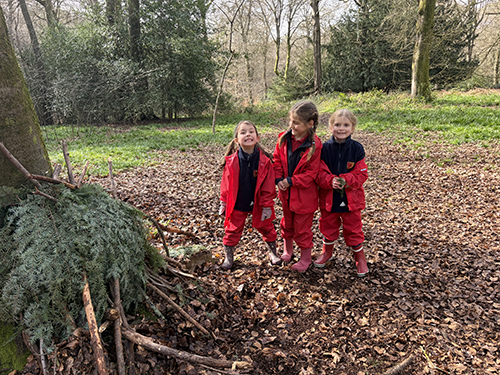 Bears at Forest School