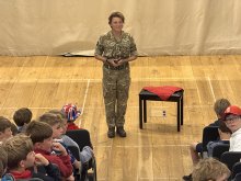 Visit from Colonel Lucy Giles CBE Visit from Colonel Lucy Giles CBE