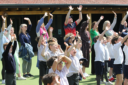 Pre-Prep Coronation Flyover