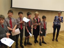 Mary Berry presents 'Cake Off' prizes Mary Berry presents 'Cake Off' prizes